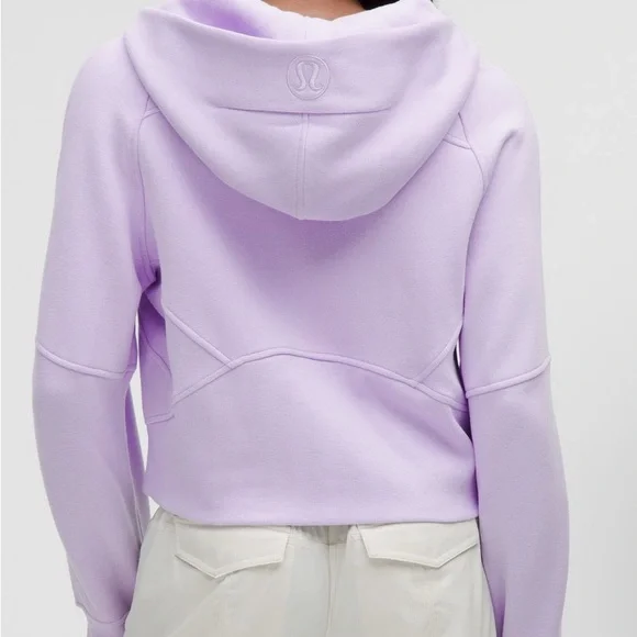 Lavender Frost-Sz XS/S -Lululemon Full Zip Scuba - Picture 3 of 6